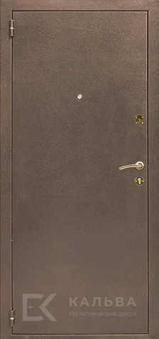 Фото №2 «Стальная дверь белая и коричневая порошковая для квартиры №6»